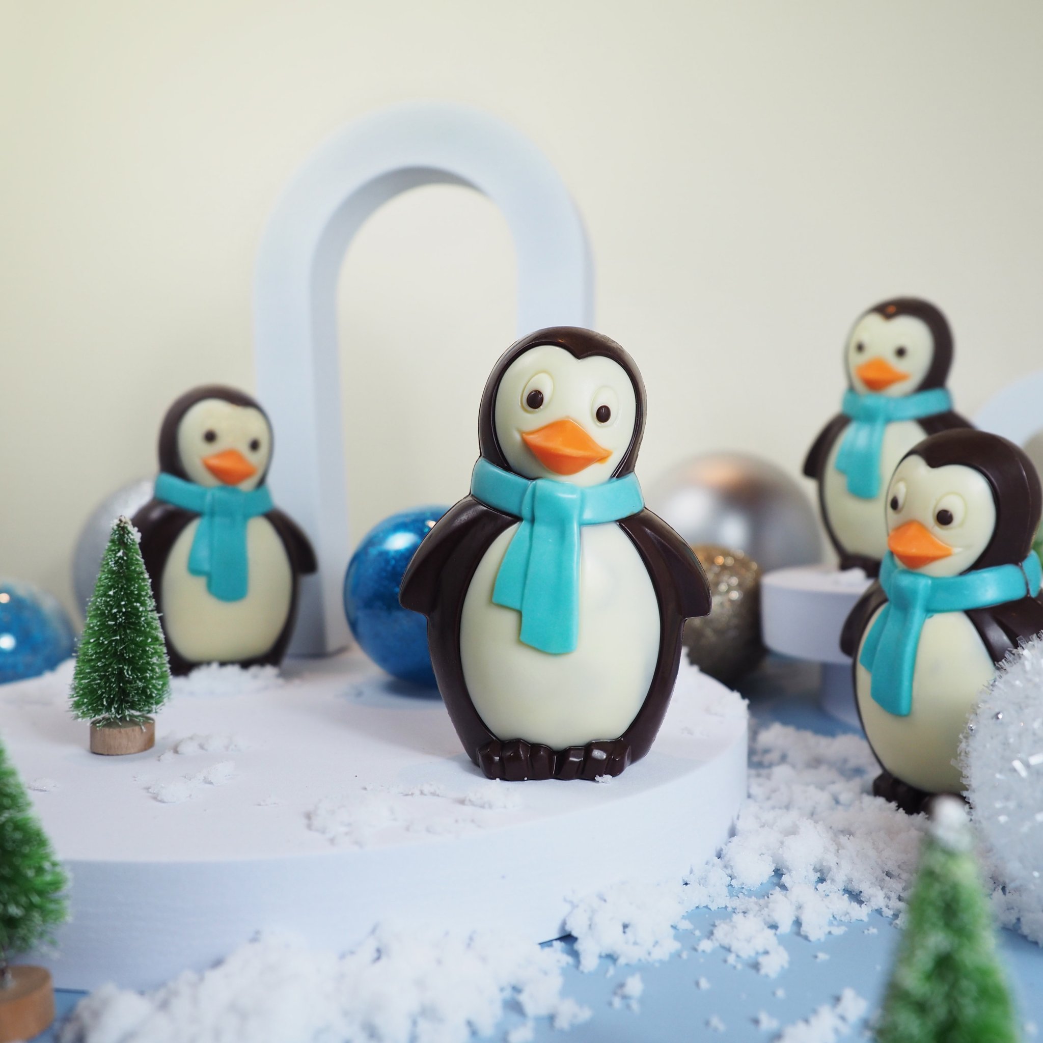Penguin Chocolate in the Winter