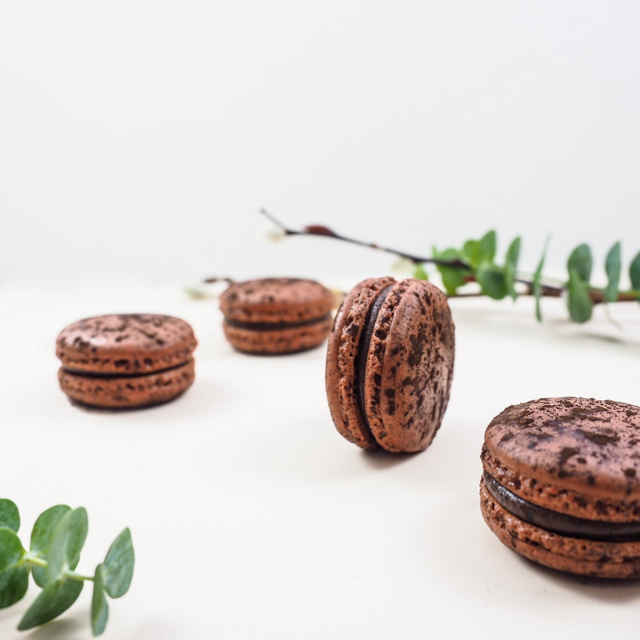 Premium Dark Chocolate Macaron