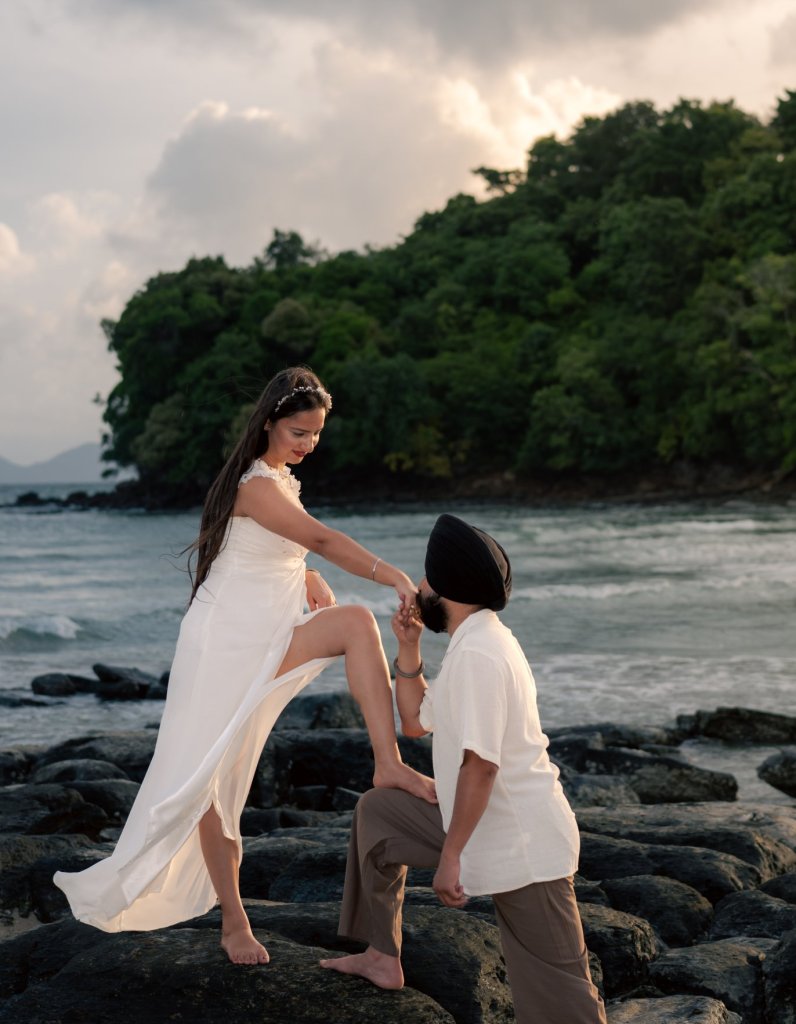 A Surprise Proposal at Koh Kwang Beach